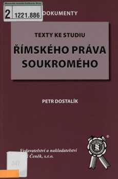 Texty ke studiu římského práva soukromého
