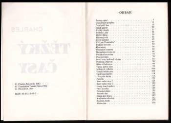 Charles Bukowski: Těžký časy