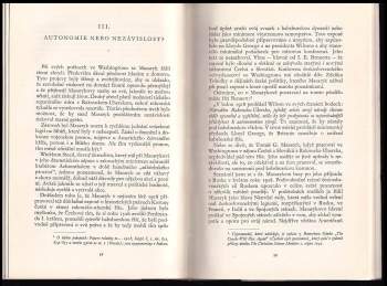 Jan Blahoslav Kozák: T.G. Masaryk a vznik Washingtonské deklarace v říjnu 1918