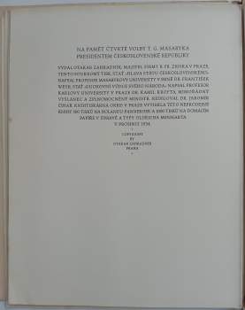 Kamil Krofta: T.G. Masaryk