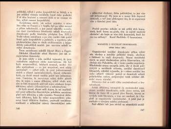 František Soukup: T. G. Masaryk jako politický průkopník, sociální reformátor a president státu