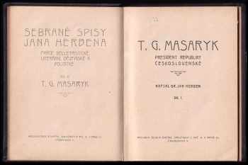 Jan Herben: T.G. Masaryk