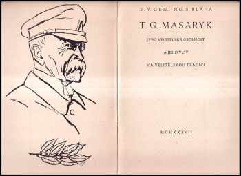Silvestr Bláha: T.G. Masaryk