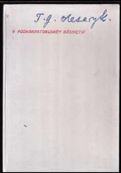 T.G. Masaryk v podkarpatoruském básnictví