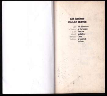 Arthur Conan Doyle: The adventure of the Sussex vampire and other cases of Sherlock Holmes