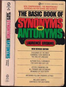 Laurence Urdang: The Basic Book of Synonyms and Antonyms