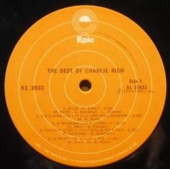 Charlie Rich: The Best Of Charlie Rich