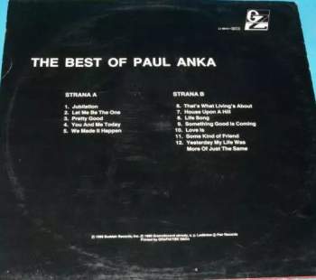 Paul Anka: The Best Of Paul Anka