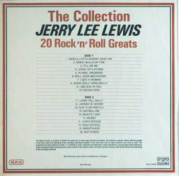 Jerry Lee Lewis: The Collection: 20 Rock'n'Roll Greats