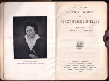 Percy Bysshe Shelley: The Complete  poetical works of Percy Bysshe Shelley
