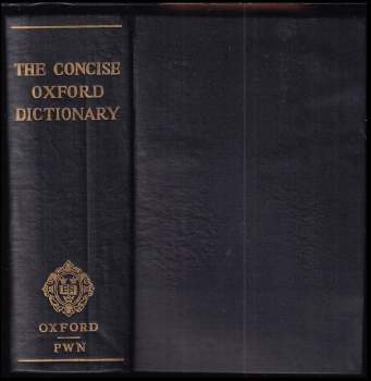 The Concise Oxford Dictionary of Current English
