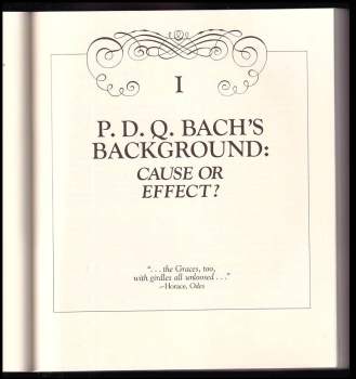 Peter Schickele: The Definitive Biography of P. D. Q. Bach, (1807-1742)?