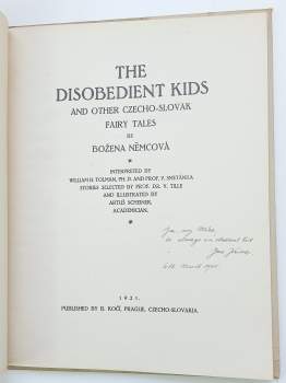 Božena Němcová: The Disobedient Kids and other Czecho-slovak Fairy Tales