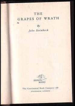 Steinbeck John: The Grapes of Wrath