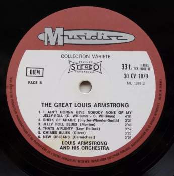 Louis Armstrong And His Orchestra: The Great Louis Armstrong