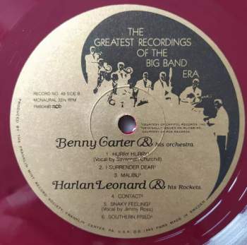 Various: The Greatest Recordings Of The Big Band Era 49/50 (2xLP + BOX + BOOKLET) (ČERVENÉ DESKY)