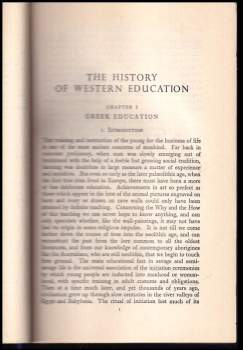 William Boyd: The History of Western Education
