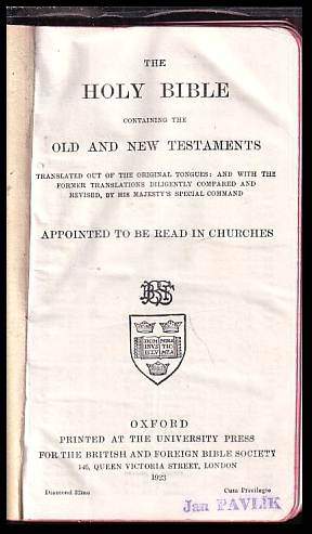 The Holy Bible