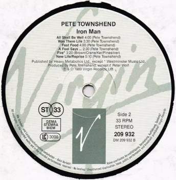 Pete Townshend: The Iron Man (The Musical By Pete Townshend)