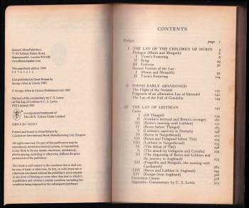 J. R. R Tolkien: The Lays of Beleriand - The History of Middle-earth - Volume 3