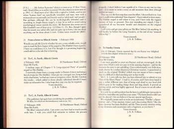 J. R. R Tolkien: The Letters of J. R. R. Tolkien