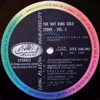 Nat King Cole: The Nat King Cole Story - Vol. 2