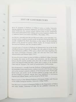 The National Co-ordination of EU Policy - The Domestic Level
