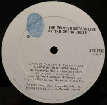 Pointer Sisters: The Pointer Sisters Live At The Opera House