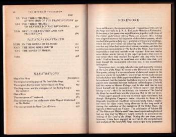 J. R. R Tolkien: The Return of the Shadow - The History of The Lord of the Rings