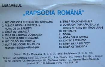 Ansamblul „Rapsodia Română”: The Romanian Folk Music Ensemble Rapsodia Română
