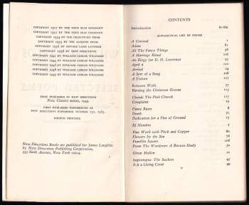 William Carlos Williams: The Selected Poems of William Carlos Williams
