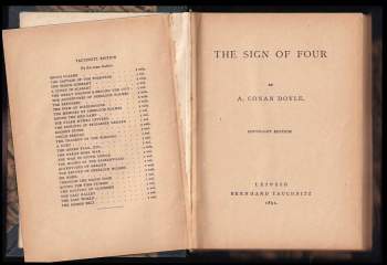 Arthur Conan Doyle: The Sign of Four - Sherlock Holmes