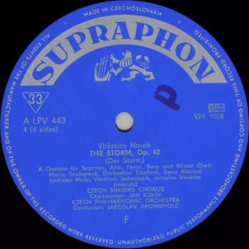 Vítězslav Novák: The Storm, Op. 42 (2xLP + BOX)
