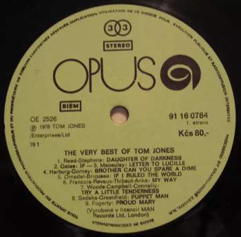 Tom Jones: The Very Best Of Tom Jones