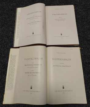 Eberhard Werner: Theatergebäude I. + II. Band - Geschichtliche Entwicklung + Technik des Theaterbaus