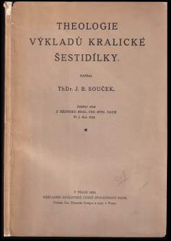 Theologie výkladů kralické šestidílky