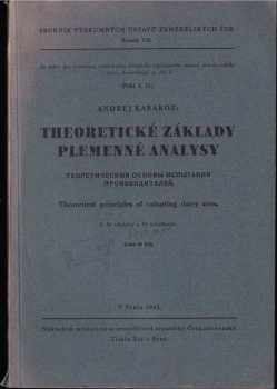 Theoretické základy plemenné analysy