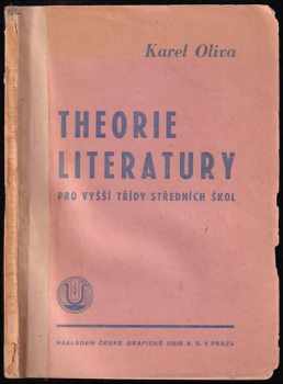 Karel Oliva: Theorie literatury pro vyšší třídy středních škol