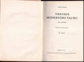 Luděk Pachman: Theorie moderního šachu