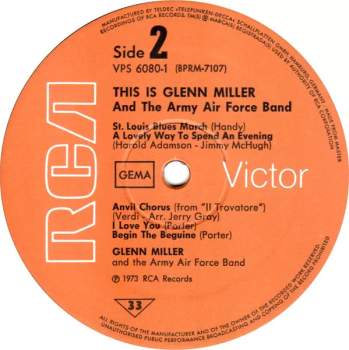 Glenn Miller And The Army Air Force Band: This Is Glenn Miller And The Army Air Force Band (2xLP)