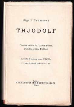 Sigrid Undset: Thjodolf
