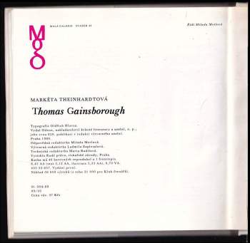 Markéta Theinhardt: Thomas Gainsborough