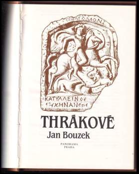 Jan Bouzek: Thrákové