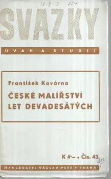 František Kovárna: České malířství let devadesátých