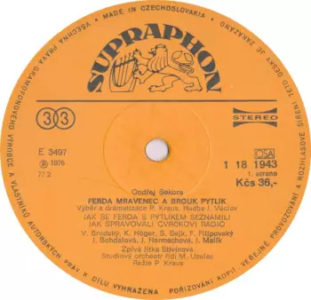 Ondřej Sekora: Ferda Mravenec