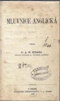 Adolf Vilém Straka: Mluvnice anglická
