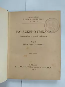 František Ferdinand Šamberk: Palackého třída 27