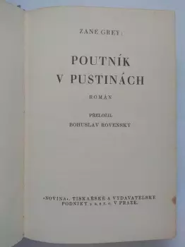 Zane Grey: Poutník v pustinách