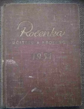 Ročenka učitelů a profesorů [na rok] 1951