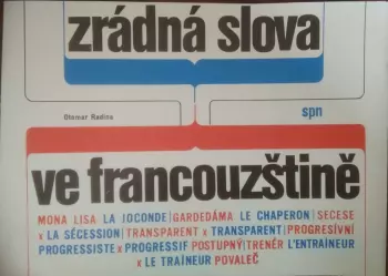 Otomar Radina: Zrádná slova ve francouzštině